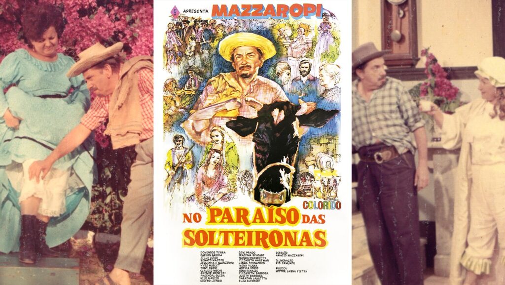 Cartaz e Cemas do Filme "No Paraíso das Solteironas"